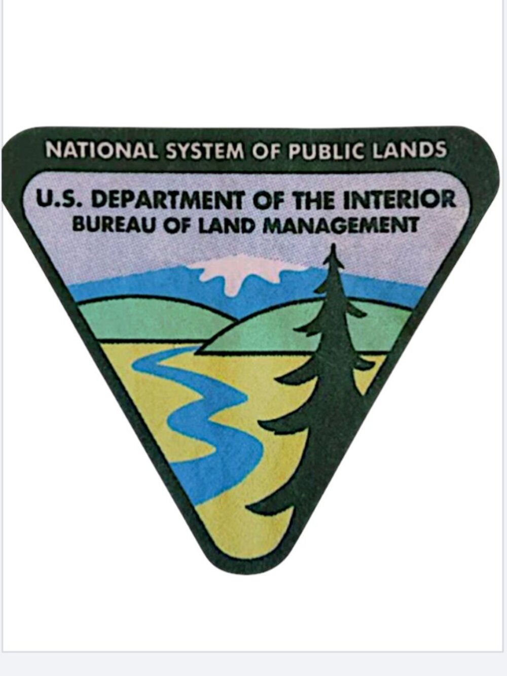 BLM - Bureau of Land Management RARE Bandana Neckerchief  Gifted by Ranger @ BM